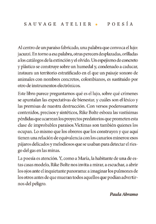 Contraportada Jacuzzi